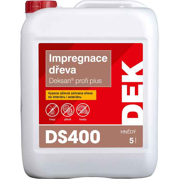 Přípravek impregnační DEKSAN PROFI PLUS hnědý 5 l
