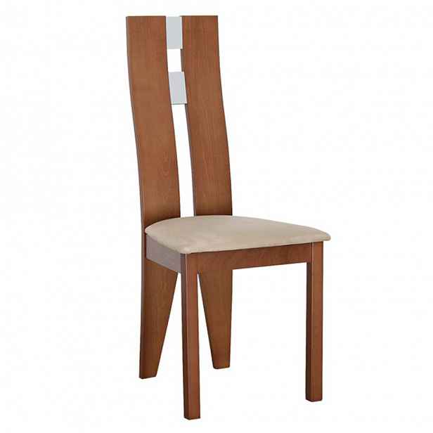 Jídelní židle BONA třešeň / béžová Tempo Kondela