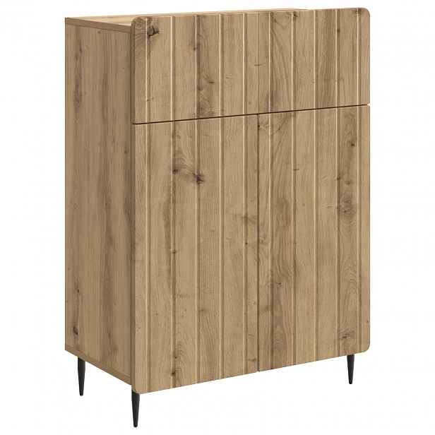 vidaXL Servírovací skříň Dub artisan 66 x 34,5 x 92 cm