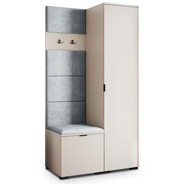 MASSENO MODERNÍ PŘEDSÍŇOVÁ SKŘÍŇ LORI, 95/181/51 cm, kašmírová