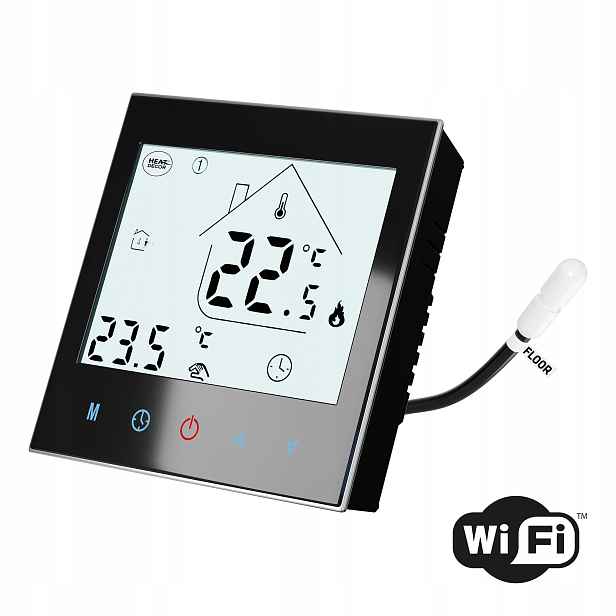 Bezdrátový pokojový termostat Heat Decor T1000.WiFi.B Wi-Fi