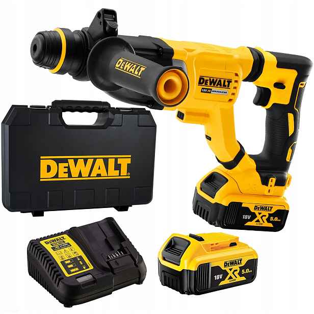 DCH263P2-QW DeWALT vrtací kladivo 18V 2x5Ah Sds+ 3J kufr Brushless