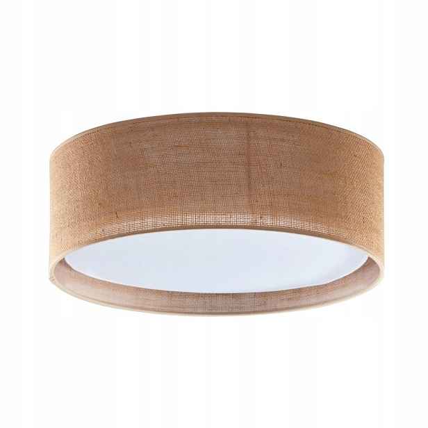 Stropní lampa Stropní Svítidlo Převis Bronz Kov Juta 60 cm 4 Zdroje E27 Tk Lighting