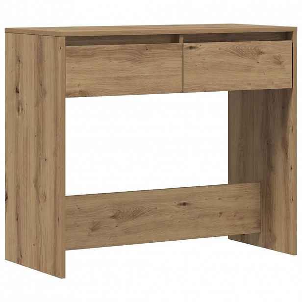 vidaXL Konzolový stolek dub artisan 89 x 41 x 76,5 cm kompozitní dřevo