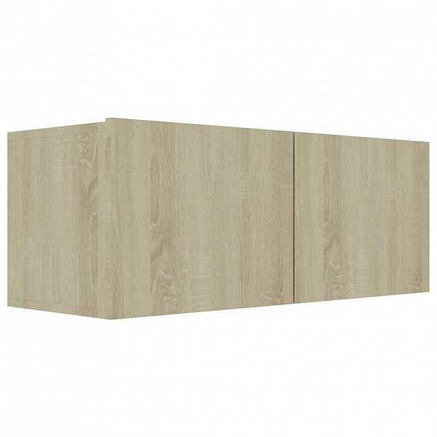 vidaXL TV stolek dub sonoma 80x30x30 cm kompozitní dřevo