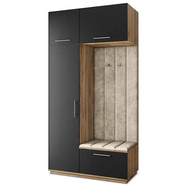 MASSENO MODERNÍ PŘEDSÍŇOVÁ SKŘÍŇ REMA, 120/240/60 cm, dub Wotan
