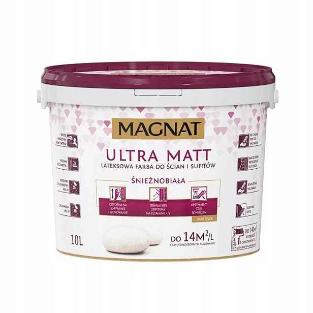 Barva Barva Magnat Ultra Matt Bílá 10 L
