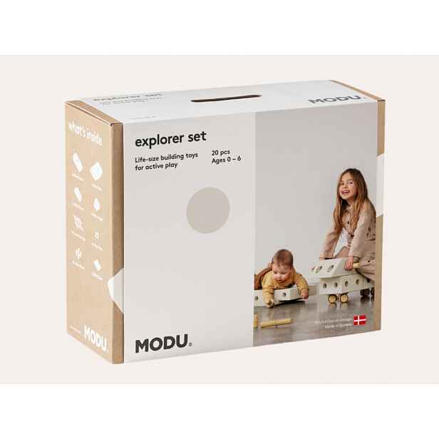 MODU bloky - Explorer set šedá/žlutá