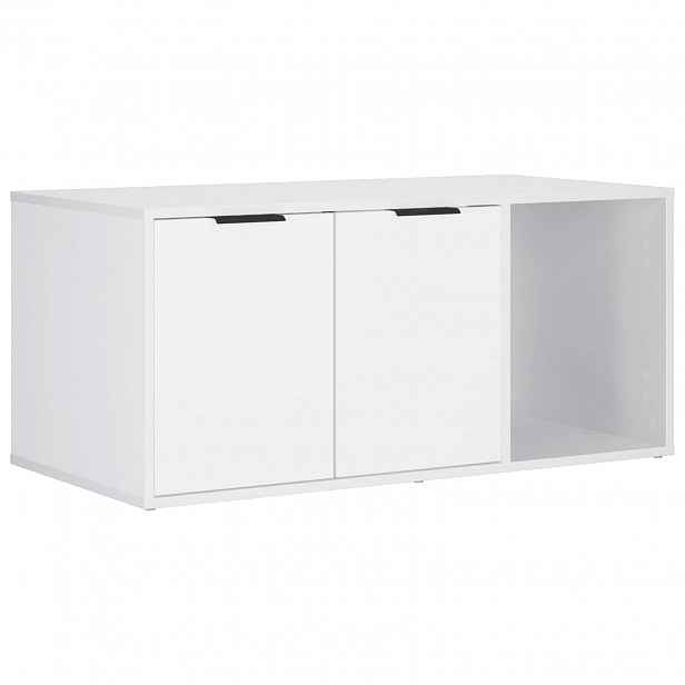 vidaXL Nábytek pro kočičí přepravku Bílá 100 x 49 x 45 cm