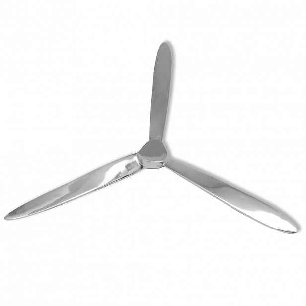 vidaXL Nástěnná vrtule, hliník stříbrná 70 cm