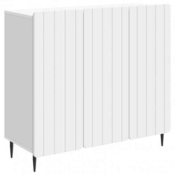 vidaXL Servírovací skříň Bílá 89 x 34,5 x 82 cm Kompozitní dřevo
