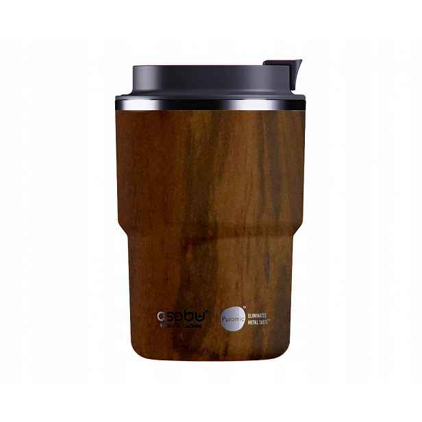 Asobu Coffee Express Termohrnek 360 Ml Wood Keramický Interiér