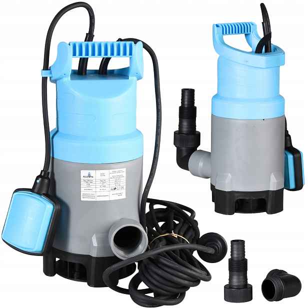 Bazénové čerpadlo do sklepa a jezírka 750 W, čistá/špinavá voda