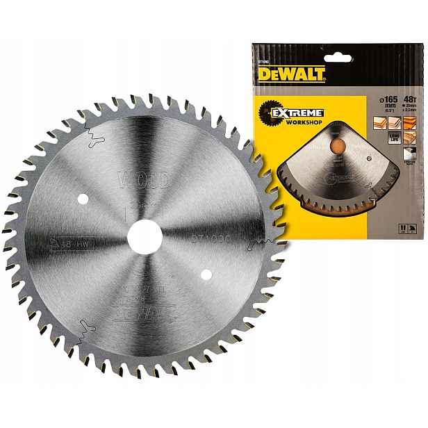 DeWalt DT1090 pilový kotouč na dřevo Mdf 165x20 mm 48z