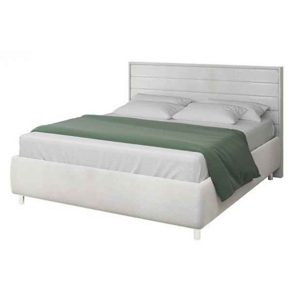 Enzio Miami Frame 2.0, 180 x 200 cm Tetra, barva Milk čalouněná postel s elegantním designem