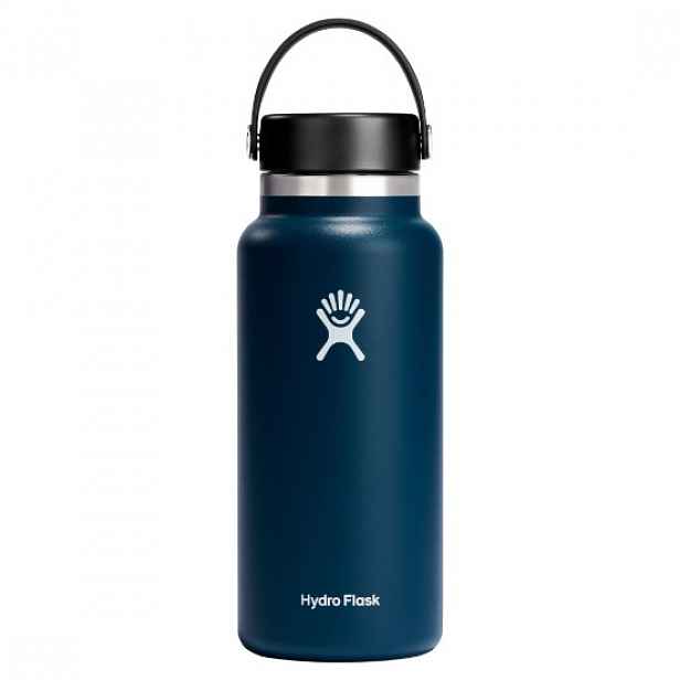 Termoizolační láhev, nerezová ocel, 950 ml, "Wide Mouth", Indigo - Hyd