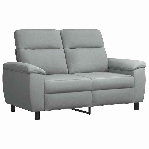 vidaXL Pohovka Světle šedá 158 x 90 x 95 cm Textil