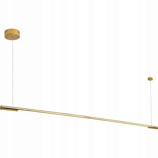 Závěsná Led lampa Organic Ho Zlatá 26 W 150 cm MaxLight