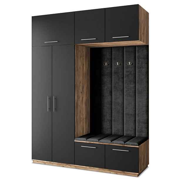 MASSENO MODERNÍ PŘEDSÍŇOVÁ SKŘÍŇ REMA, 180/240/60 cm, dekor dub