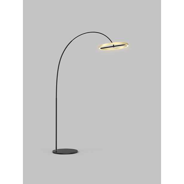 Podlahová lampa Brest – elegantní a moderní Led lampa v černé barvě
