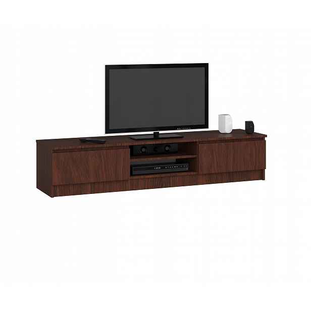 Skříňka Rtv stolek 2D1P 160 cm wenge komoda Akd