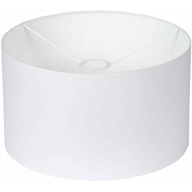 Stínidlo Bílé Barvy Lampa 50 cm x 20 cm různé látkové lustry