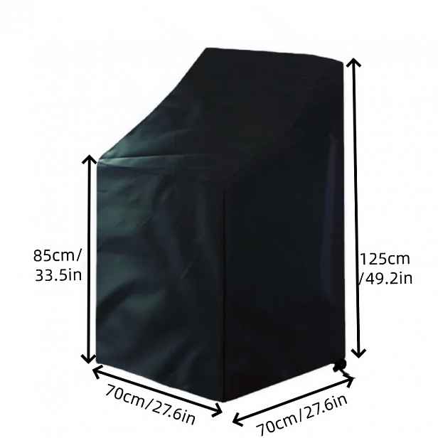 TEMU 1 ks Pouze Kryt na Židli 65*85*85/120 cm, Vhodný pro Nepoužívané Domácí Židle a Jednoduché Zahradní Židle, Efektivně Blokuje UV Záření pro Lepší