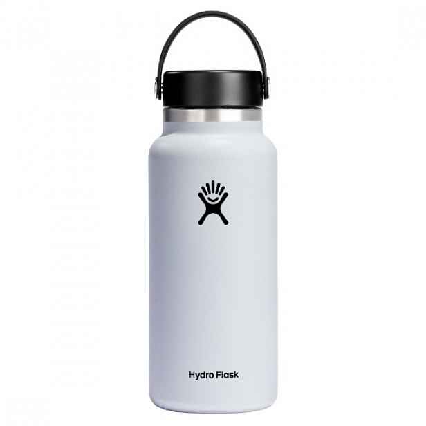 Termoizolační láhev, nerezová ocel, 950 ml, "Wide Mouth", White - Hydr