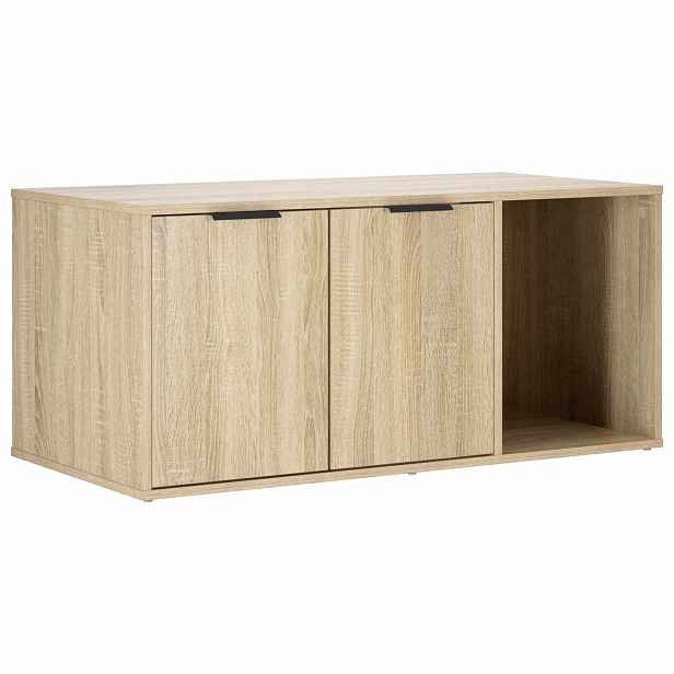 vidaXL Nábytek pro kočičí přepravku Dub sonoma 100 x 49 x 45 cm