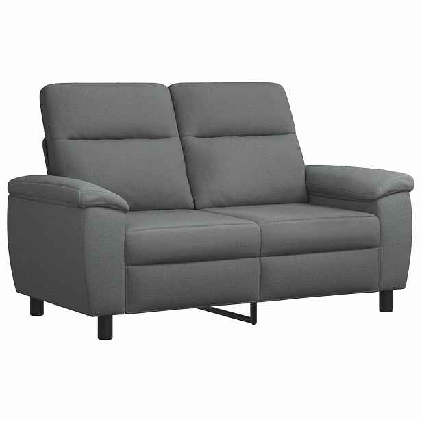 vidaXL Pohovka Tmavě šedá 158 x 90 x 95 cm Textil