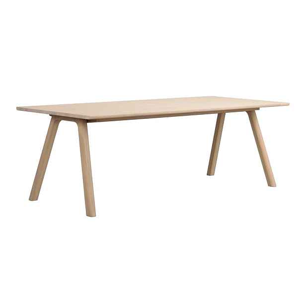 Rozkládací jídelní stůl z dubového dřeva 95x220 cm Clapperton – Rowico