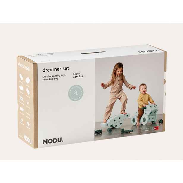 MODU bloky - Dreamer set mint/zelená