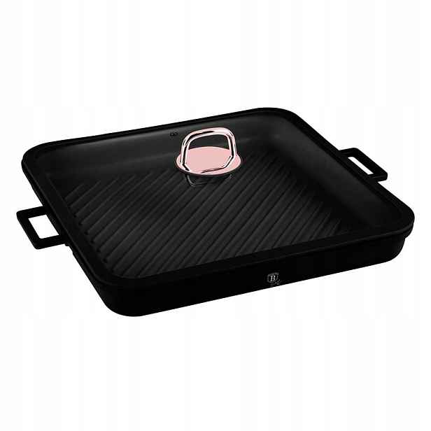 Titanová Pánev S Víkem 34 x 34 cm Berlinger Haus BH-7789 Black Rose