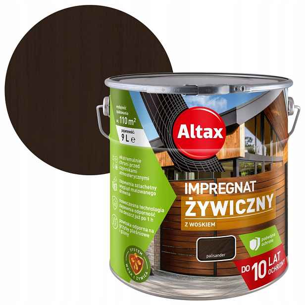 Altax Pryskyřičný Impregnat 9L Palisander