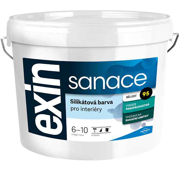 Barva silikátová Stachema EXIN SANACE bílá 6,8 kg