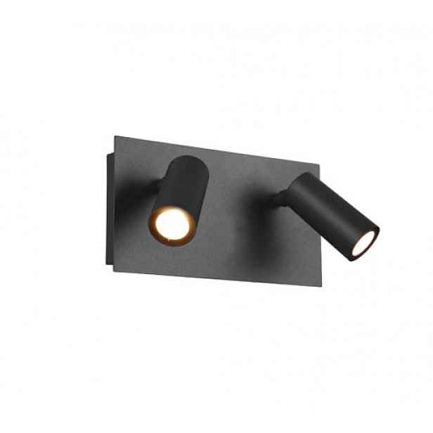 LED Nástěnná lampa Trio Tunga antracit 222960242