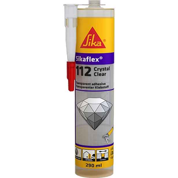 Lepidlo Sikaflex-112 Crystal Clear 290 ml