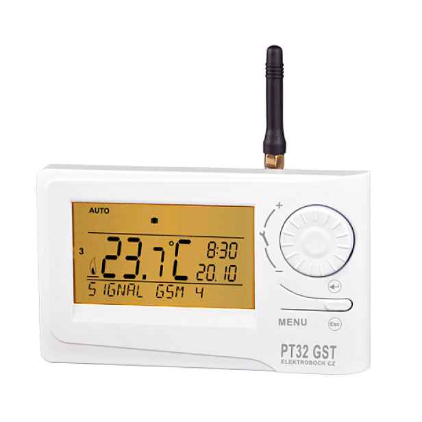 Termostat drátový s GSM modulem Elektrobock PT32 GST