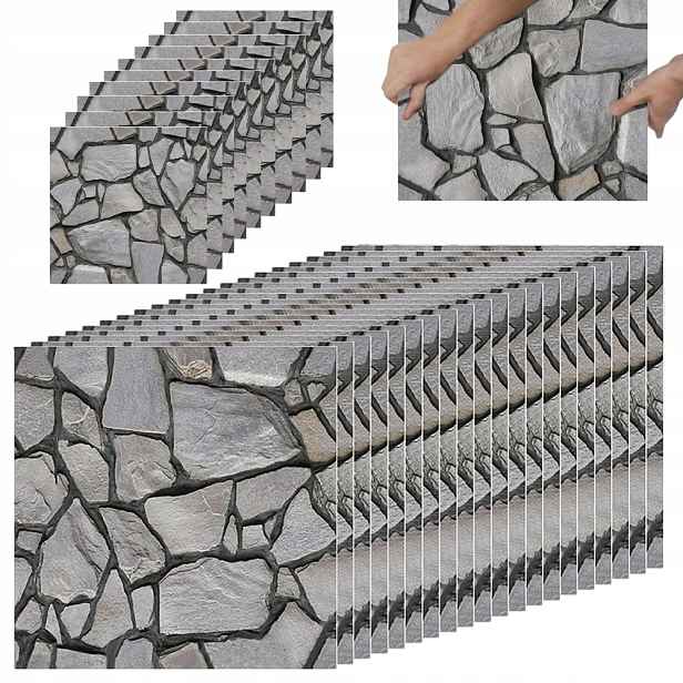 3D Samolepící Nástěnné Panely Cihlová Tapeta 20 Ks 30x30cm