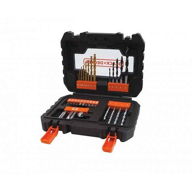 BLACK+DECKER - 31dílná sada bitů a vrtáků A7233-XJ