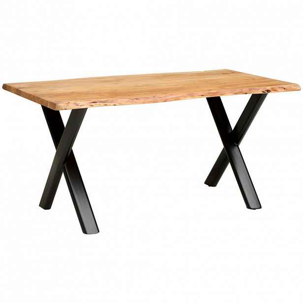 P & B JÍDELNÍ STŮL, akácie, přírodní barvy, 160/90/76 cm