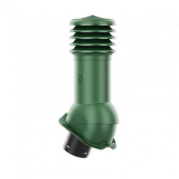 Větrací komín HiVent pro trapézový plech, profil T18, fi150 mm, zelený