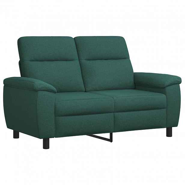 vidaXL Pohovka Tmavě zelená 158 x 90 x 95 cm Textil