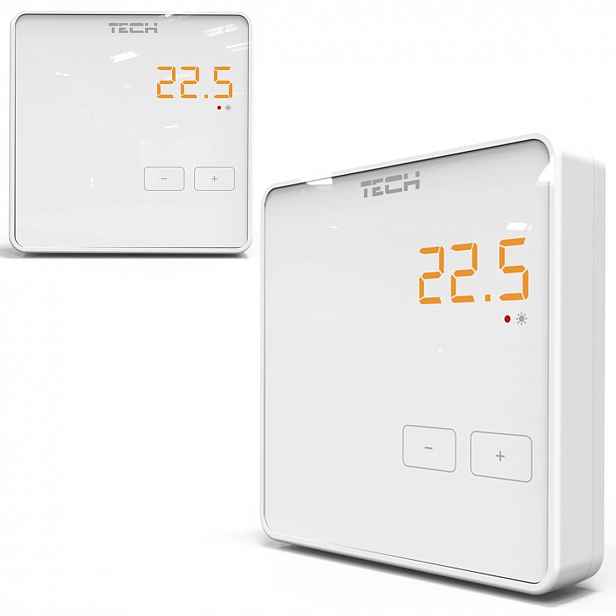 Bezdrátový Regulátor Pokojový Termostat Tech R-8z Pro Lištu