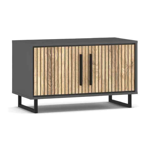 Casarredo Botník SALEMI 2D - šedá/dub