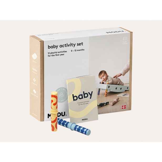 MODU bloky - Baby Activity set mint/zelená