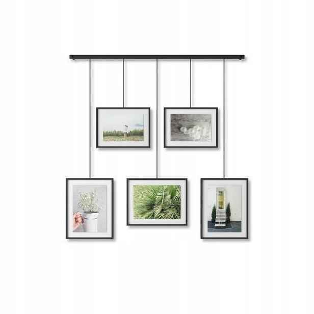 Rámeček Na Mnoho Fotografií Exhibit černý 66x69 Cm 5 Ram