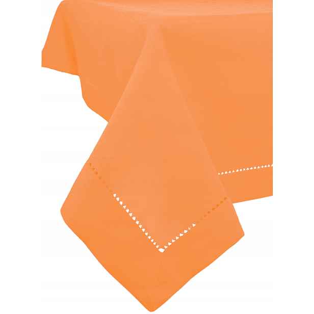 Tradiční Oranžový Ubrus 140X140 S Merežkou