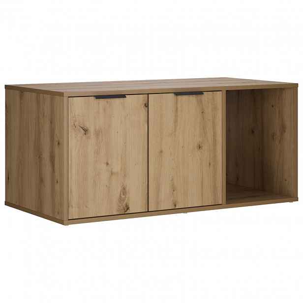 vidaXL Nábytek pro kočičí přepravku Dub artisan 100 x 49 x 45 cm