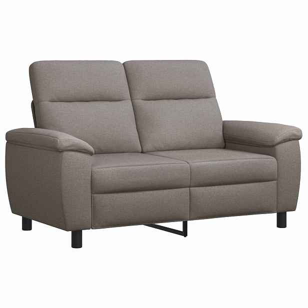 vidaXL Pohovka Taupe 158 x 90 x 95 cm Textil